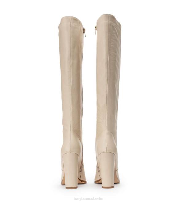 kniehohe Stiefel| de Tony Bianco Frauen Lucille-Kalbsstiefel Vanille Venedig 4624447